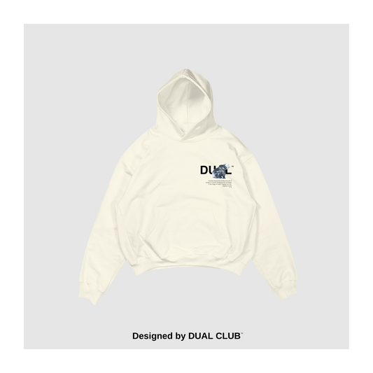 DUAL CLUB™ Basics Hoodie in White