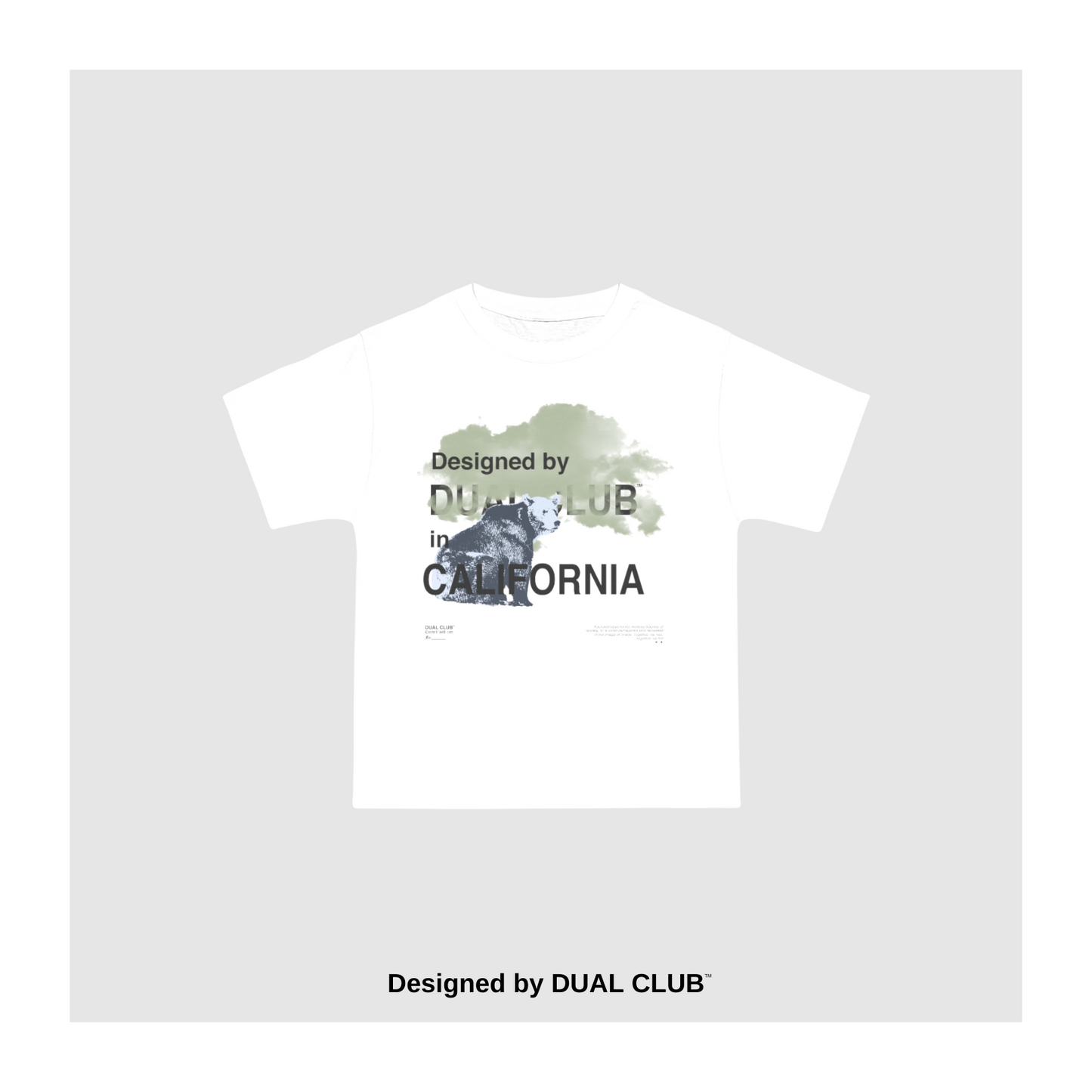 Designed in California Tee in White