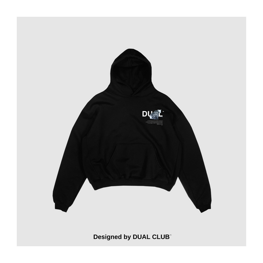DUAL CLUB™ Basics Hoodie in Black