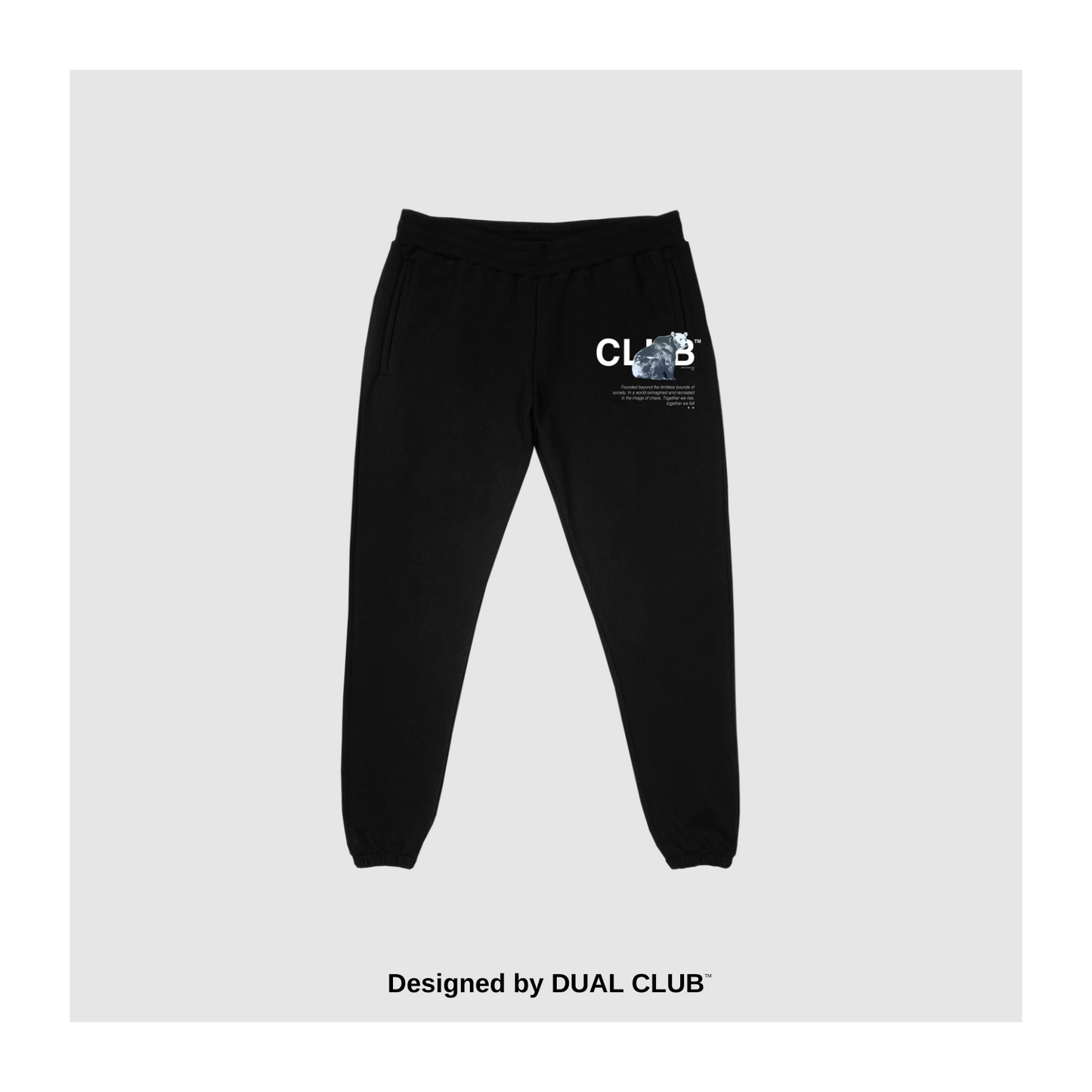 DUAL CLUB™ Basics Sweatpants in Black